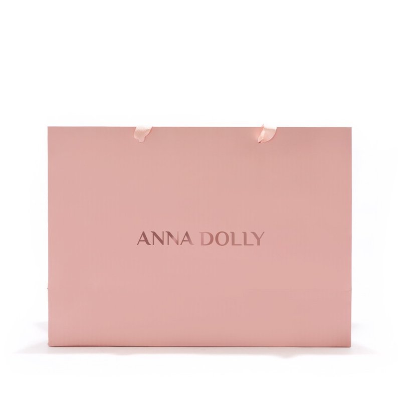 Paper Other Pink - Rose bronzing gift bag#large