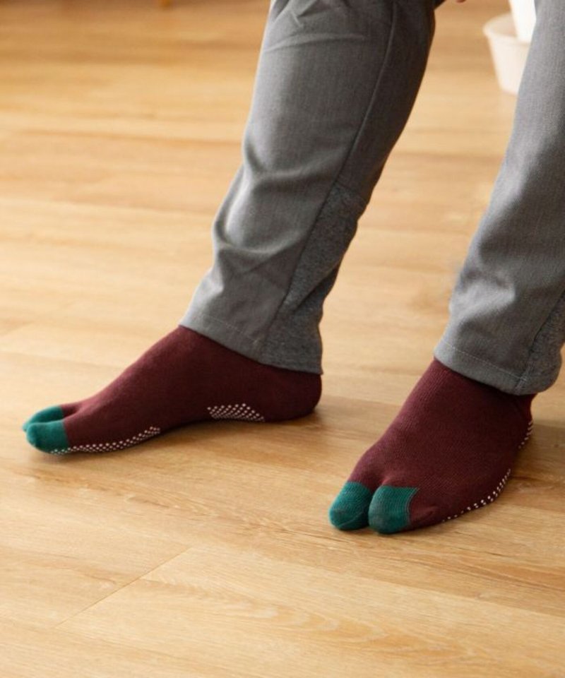 【人気予約】27 滑り止め付き足袋ソックス (4色) 7JKP6118 - その他 - コットン・麻 