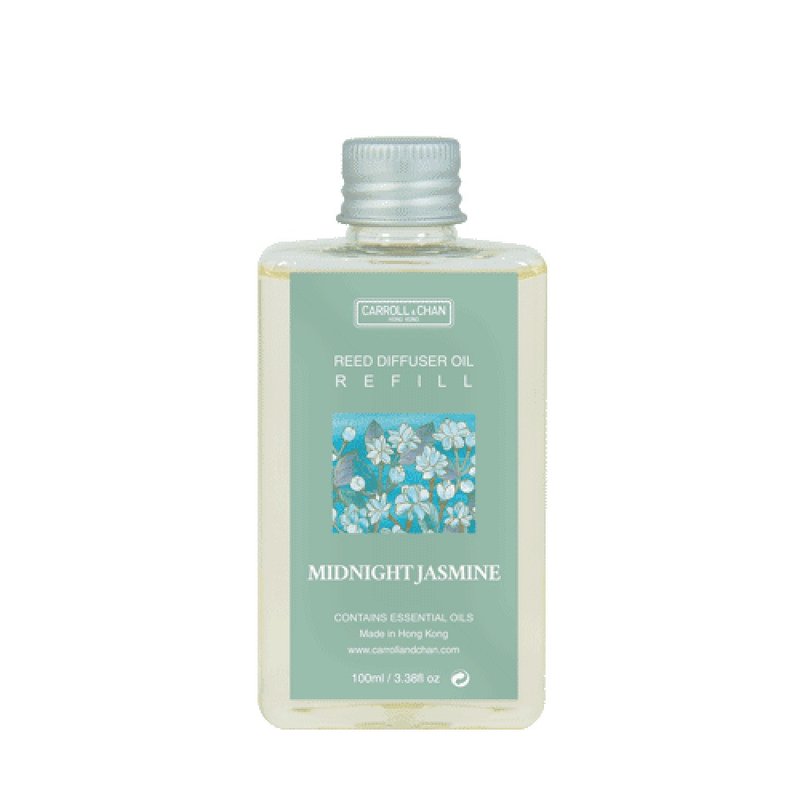 Eco-Friendly Materials Fragrances - 100ml Midnight Jasmine Reed Diffuser Refill