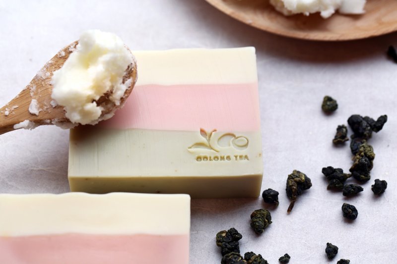 Plants & Flowers Soap Pink - Shea Butter Oolong Tea Soap