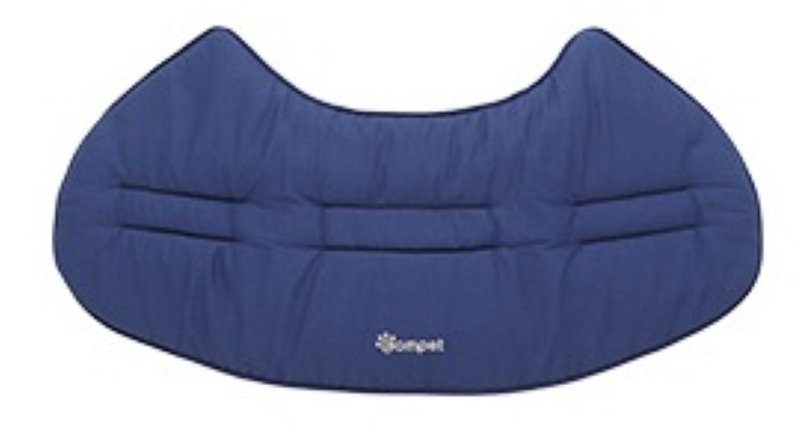 COMPET Double-Sided Comfort Pad for Pets (Net Dark Blue) - Custom Pillows & Accessories - Cotton & Hemp Blue