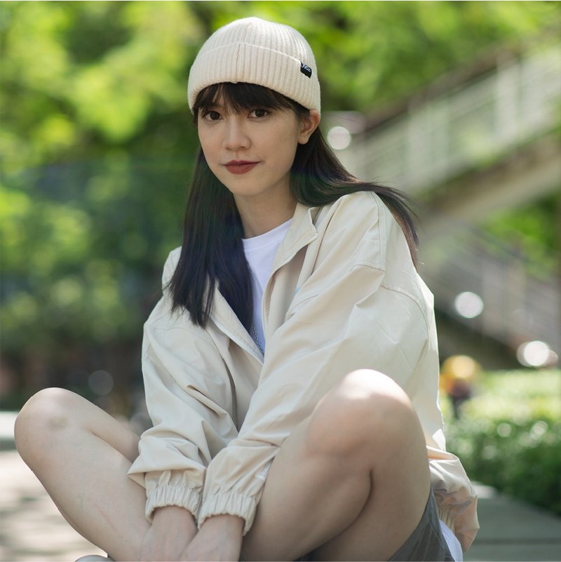 Rib Knit Shorthair Hat - หมวก - ไฟเบอร์อื่นๆ ขาว