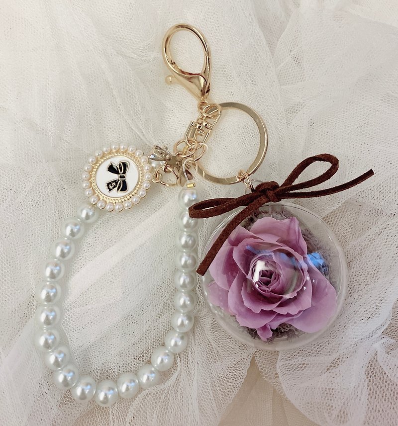 rose key ring - ที่ห้อยกุญแจ - พืช/ดอกไม้ 