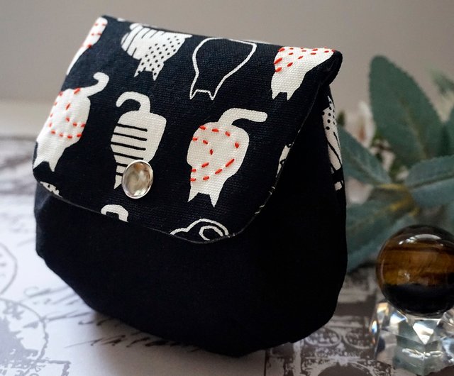 黒猫 刺繍 ポーチ 小物入れ mofusand 刺繍ポーチ 黒猫 ライトグレーのページ