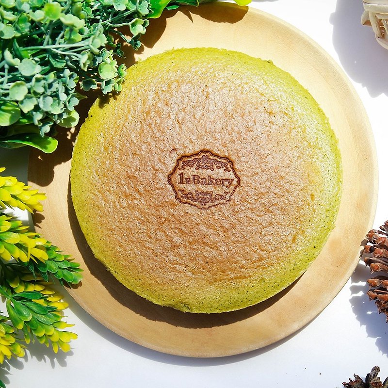 [1%bakery] Uji Matcha Light Cheesecake 6吋 - Cake & Desserts - Fresh Ingredients Green