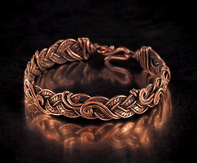 Bracelet, solid copper, patterned - 20 pieces – Onebody Foundation  (Australia)