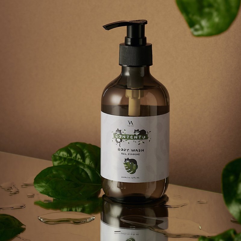 CONTENTO plant extract moisturizing fragrance shower gel 300ML - ครีมอาบน้ำ - วัสดุอื่นๆ 