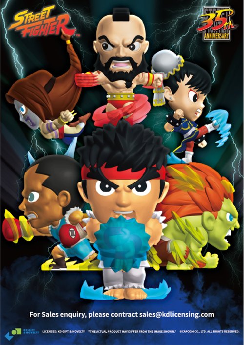 SF 35th Anniversary edition blind box full set (Street Fighter