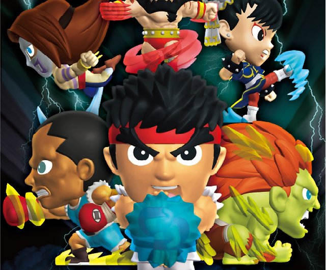 SF 35th Anniversary edition blind box full set (Street Fighter 