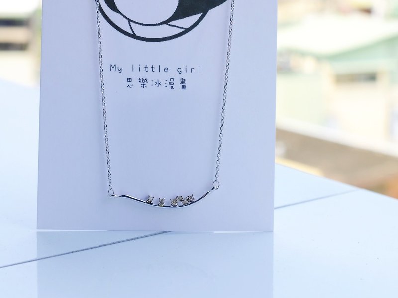 my little girl necklace - Necklaces - Other Metals Gray