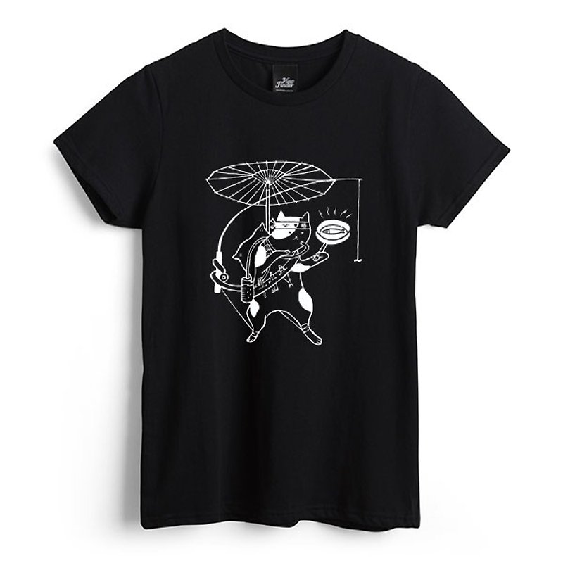 放浪の騎士 - ブラック - レディースTシャツ - Tシャツ - コットン・麻 