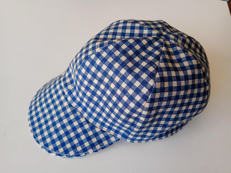 Lange birthday gift baby baseball cap baby hat baseball cap - Bibs - Cotton & Hemp Blue