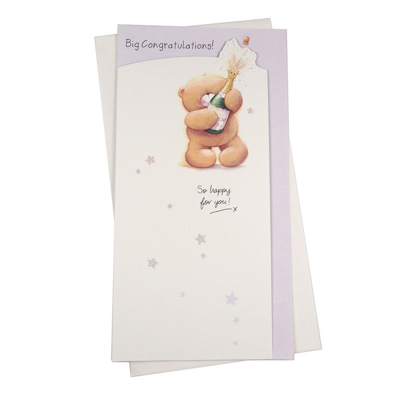 紙 卡片/明信片 多色 - 歡呼慶祝開心時刻【Hallmark-ForeverFriends卡片 恭喜道賀】