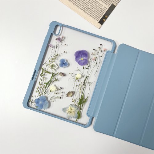 FeimeiPresents 葉暗花明手工押花iPad殼 iPad Air 11寸 13寸 iPad Pro 11寸 13寸