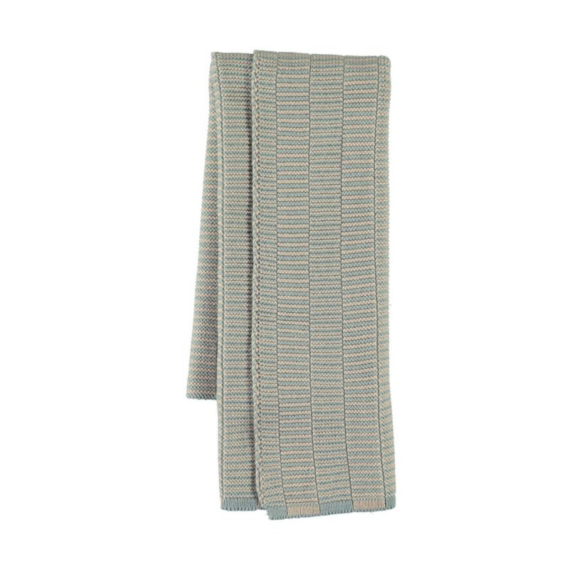 Stringa Layered Line Organic Cotton Universal Towel-Fresh Blue - ผ้ารองโต๊ะ/ของตกแต่ง - ผ้าฝ้าย/ผ้าลินิน หลากหลายสี