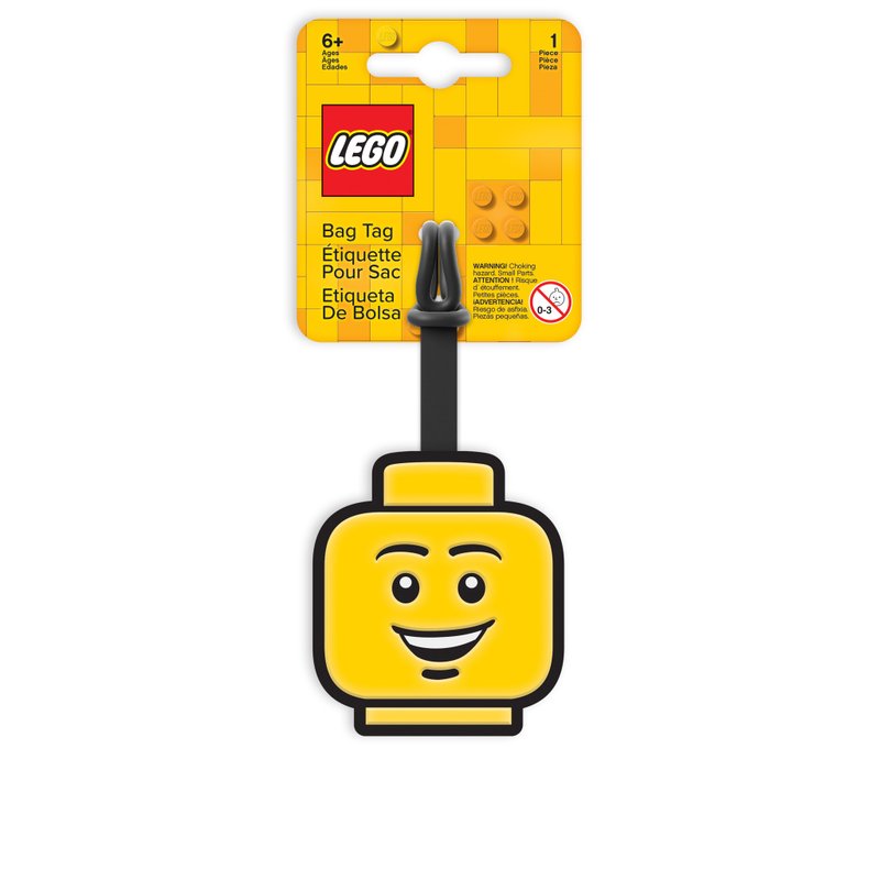 LEGO LEGO character smiling face (male) style hang tag - ป้ายสัมภาระ - วัสดุอื่นๆ 