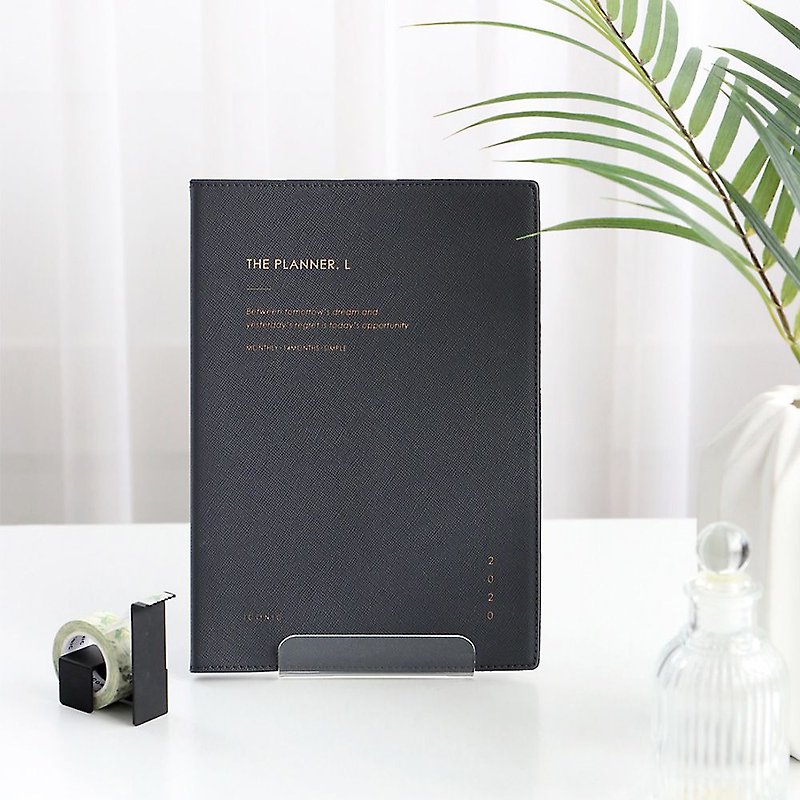 ICONIC 2020 Classic Moon L (Time Limit) - Monarch Black, ICO56666 - Notebooks & Journals - Paper Black
