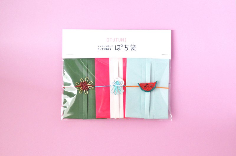 Pochibukuro - Summer vacation - - Chinese New Year - Paper Pink