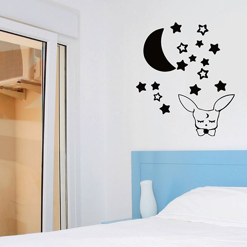 Wall Stickers-Made in Taiwan Creative Seamless "Smart Design" Moon Magic - Items for Display - Paper 