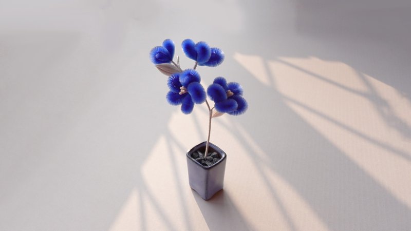 雪霽天晴朗 豆盆 絨花工藝 - 擺飾/家飾品 - 其他人造纖維 多色