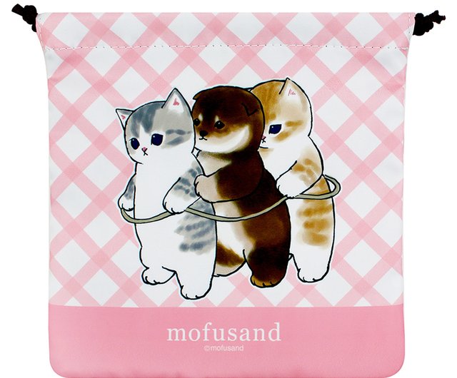 mofusand 収納折りたたみケース　クッション　巾着付きショルダーバッグ mofusand 巾着付きショルダーバッグ | 商品紹介 | 株式会社