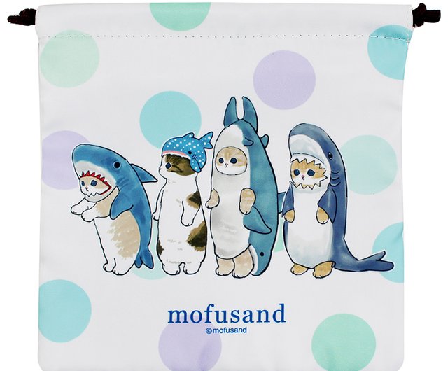 mofusand 巾着袋 収納袋 化粧品袋 旅行収納 - ショップ HOOK