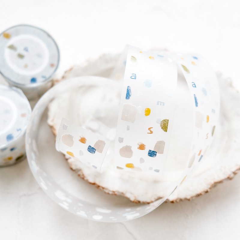 Childlike /  PET masking tape - Washi Tape - Plastic 