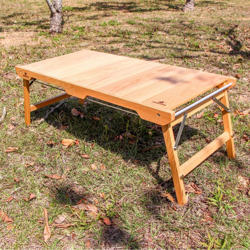 MORIXON 魔法橡木桌 台灣製 原木桌 露營桌 MT-6C - 野餐墊/露營用品 - 木頭 