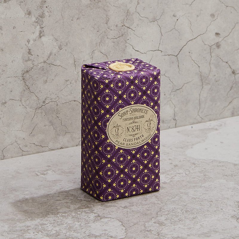 CLAUS PORTO Vintage Handmade Wax Sealed Fragrance Soap 150g Charming Encounter (Sandalwood) - สบู่ - วัสดุอื่นๆ 