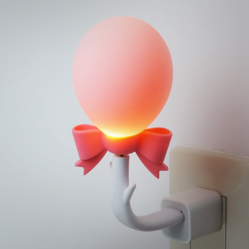 Vacii DeLight氣球USB情境燈/夜燈/床頭燈-粉紅色 - 燈具/燈飾 - 矽膠 粉紅色