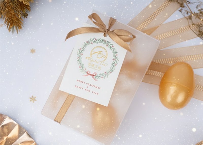 聖誕金喜蛋盒 聖誕節禮物 祝福黃金蛋禮盒 聖誕交換禮物 - 茶葉/茶包/水果茶 - 其他材質 