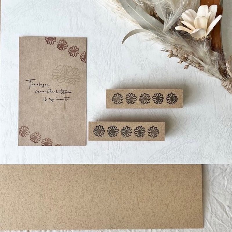 rubber STAMP【 Floral stamps 】 - ตราปั๊ม/สแตมป์/หมึก - ยาง 