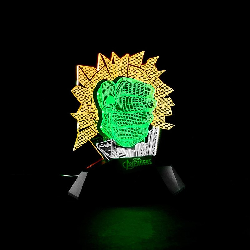InfoThink Hulk 3D stand light (touch switch) - Lighting - Acrylic Green