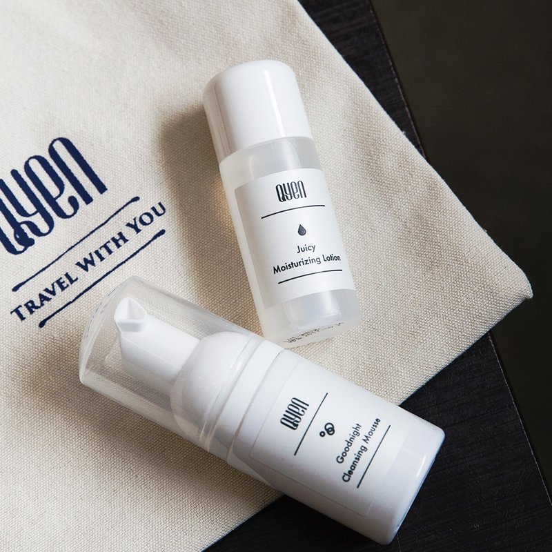 【限量】洗潤旅行組 小包裝 試用 清潔 保濕 化妝水 - 臉部/身體防曬 - 紙 白色