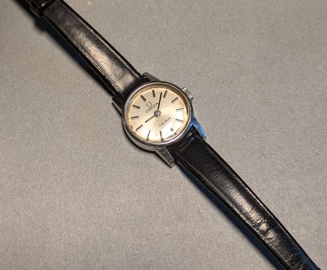 大幅値下げ　OMEGA 手巻き　腕時計 　アンティーク　ヴィンテージ OMEGA オメガ 腕時計 デビル ステンレススチール/レザー