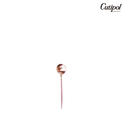 Cutipol 葡萄牙Cutipol GOA系列粉玫瑰金12.5cm咖啡匙