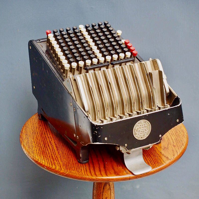 American automatic coin cash register counter 1920 - ของวางตกแต่ง - โลหะ 