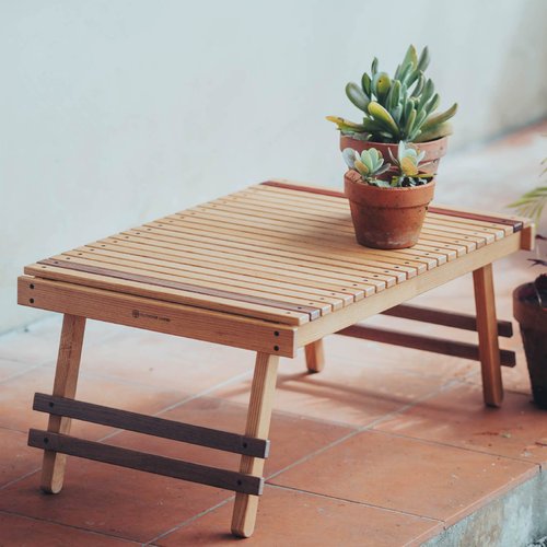 Outdoor Living 野趣國際 胭脂系列-經典款700木桌 實木、傢俱、居家、戶外、露營