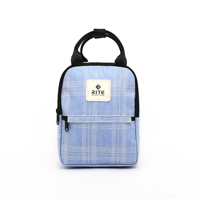 [RITE] V3 Luke Small Backpack - Cotton Ma Blue - กระเป๋าเป้สะพายหลัง - วัสดุกันนำ้ หลากหลายสี