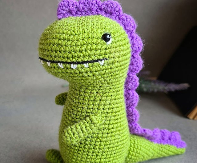 恐竜かぎ針編みのおもちゃT-rexゴジラティラノサウあみぐるみ手作り 