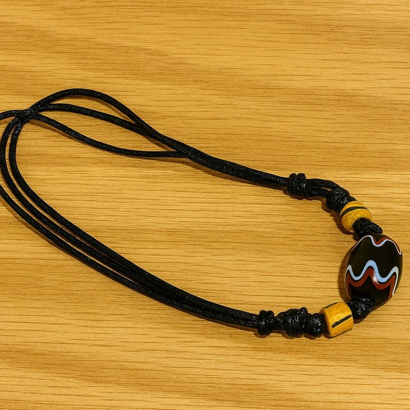 守護勇士 | 排灣族琉璃珠頸鍊(勇士之珠) - 項鍊 - 陶 