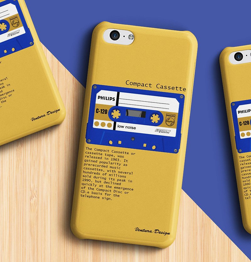 Philips Cassette - Blue Phone case