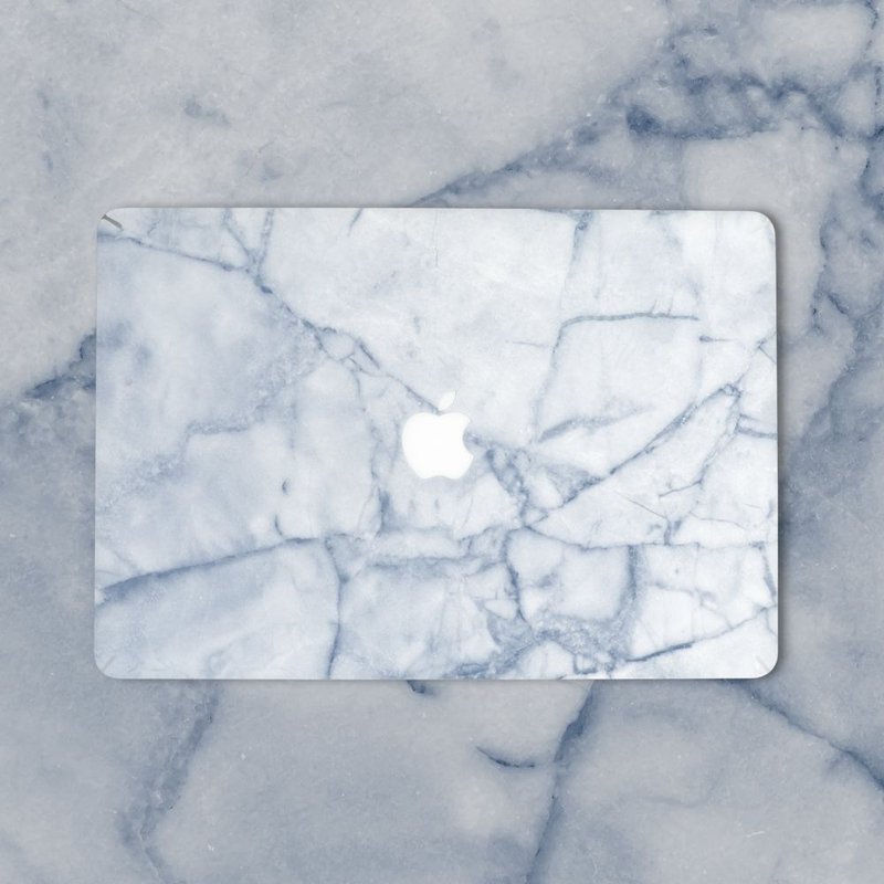 Sell Good 原創大理石紋理 MacBook 貼膜 保護貼 - 冰雪藍 - 平板/電腦保護殼/保護貼 - 其他材質 藍色