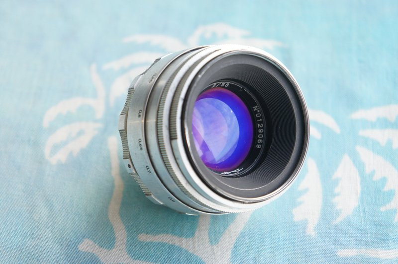 13 ใบมีด HELIOS-44 58 มม. F/2 เลนส์สำหรับเก่า M39 ZENIT กล้อง - กล้อง - วัสดุอื่นๆ 