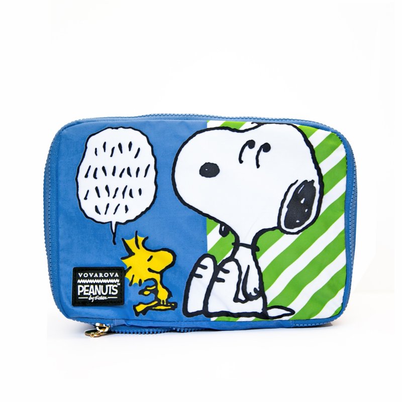 VOVAROVA x PEANUTS Snoopy Double Tier Compact packing cube - S - Toiletry Bags & Pouches - Polyester Yellow