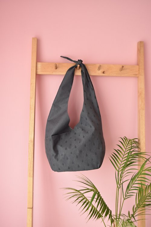 Aura Jera dark gray shoulder bag,tote bag,shopping bag