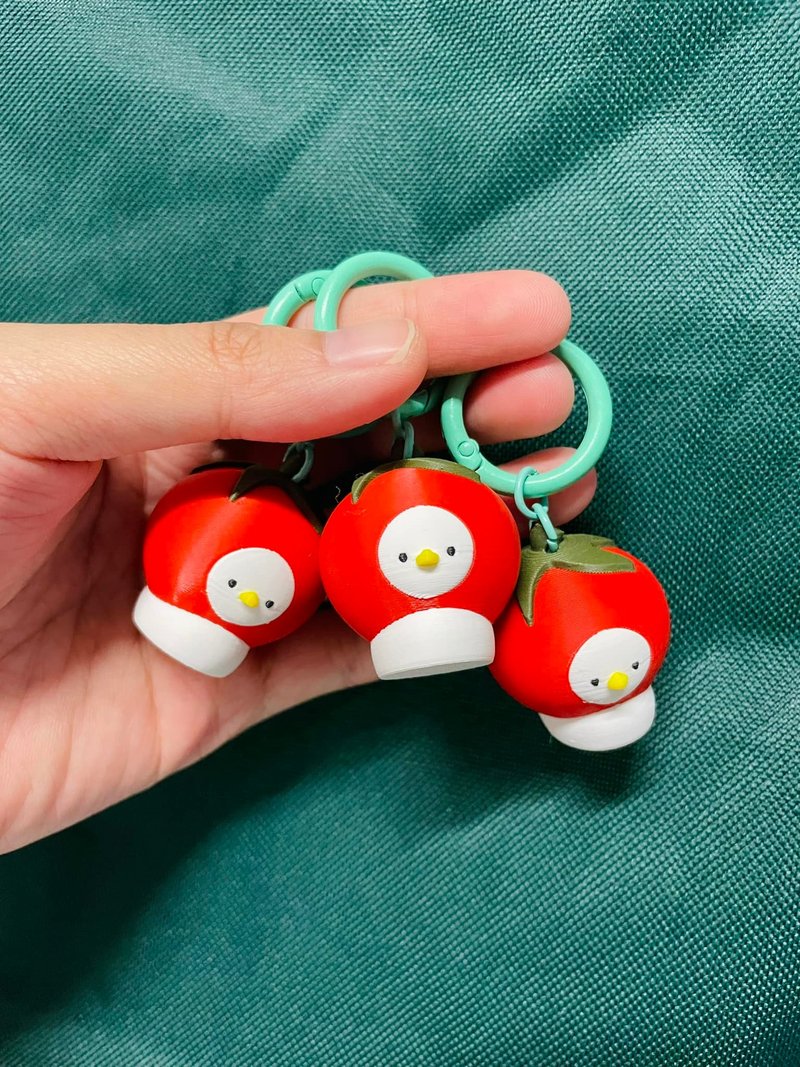 Goose Duck Tomato  - 3.5 cm (1 piece) | 3D Printed - 吊飾/掛飾 - 塑膠 紅色