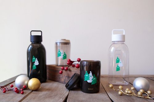 WEMUG 森林系列 交換禮物 限定 獨家大容量隨身瓶隨行杯 雙層防漏咖啡杯
