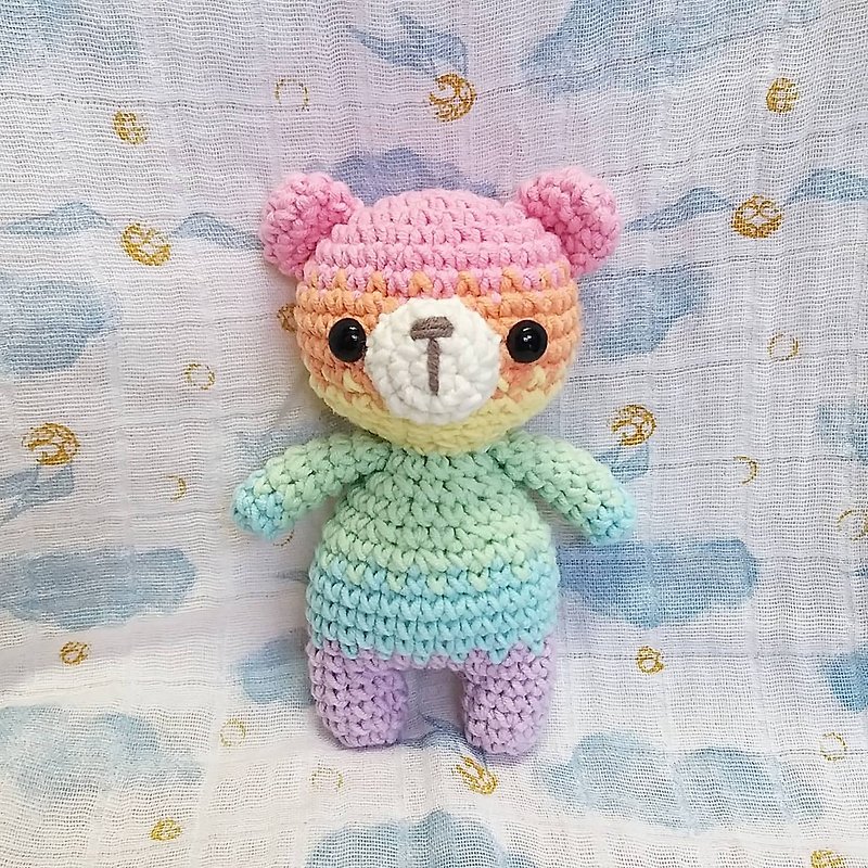Symphony bear doll handmade crocheted
