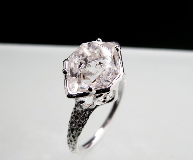 ハーキマーダイヤ リング / Herkimer Diamond Ring lll - ショップ